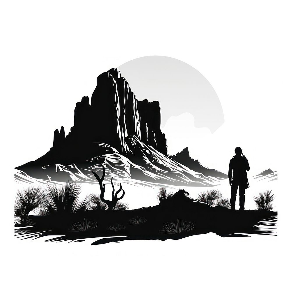 Desert silhouette clip art photography accessories recreation.