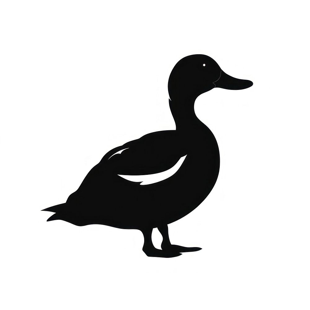 Duck silhouette clip art anseriformes waterfowl animal.