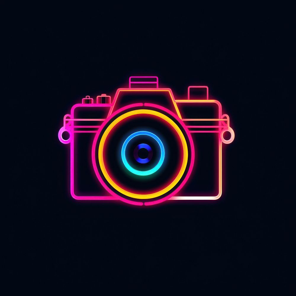 Line neon Photographic film icon | Free Photo Illustration - rawpixel