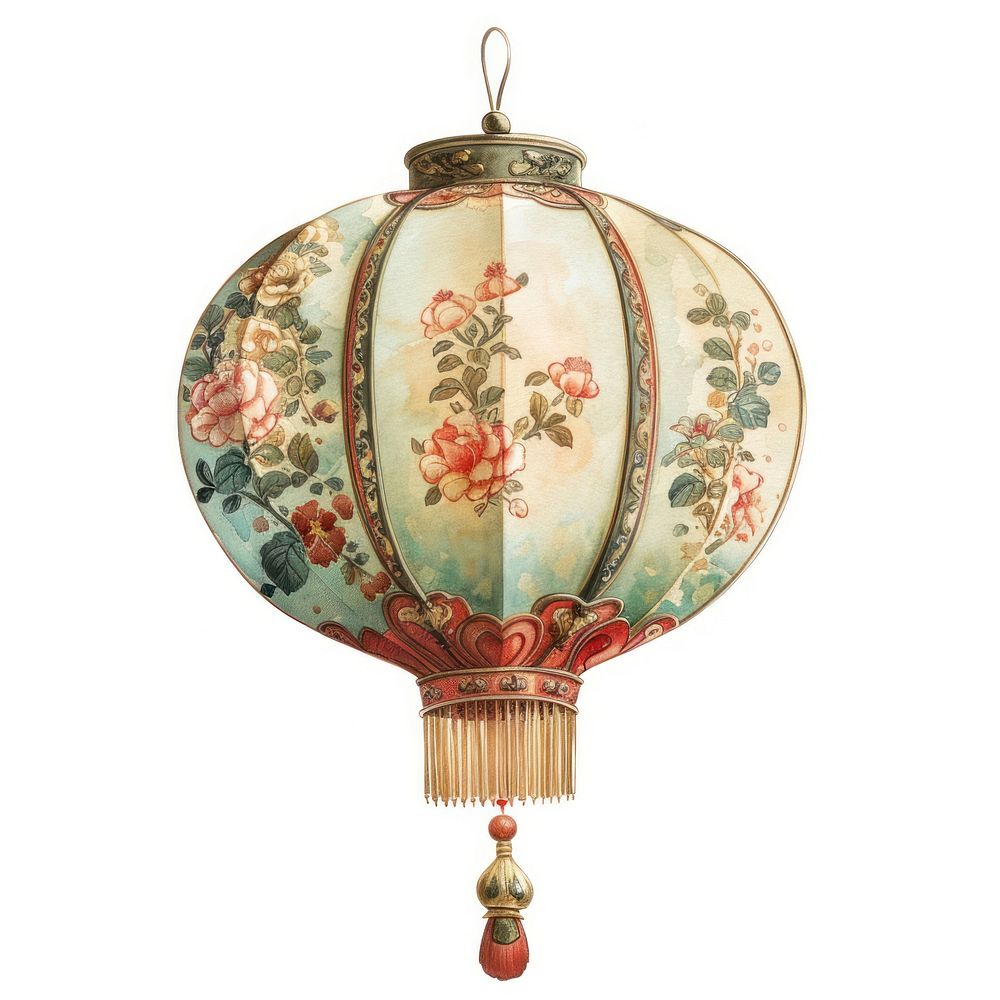 Chinese lantern chandelier lampshade.