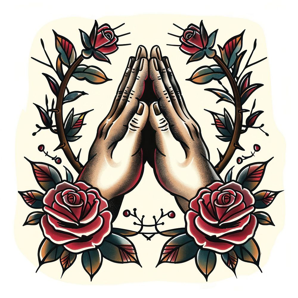A pair of clasped hands graphics pattern person.