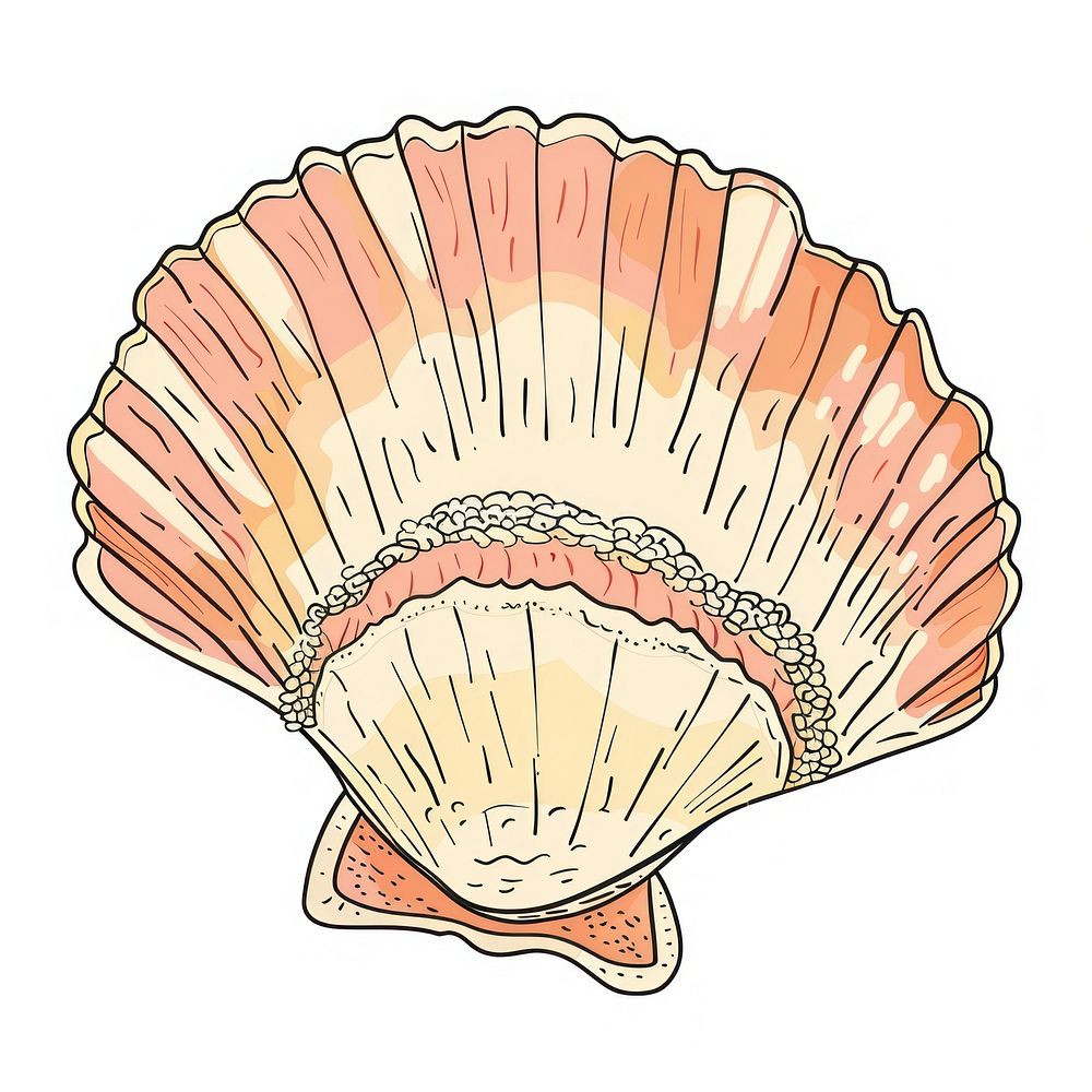 Scallop invertebrate seashell clothing.