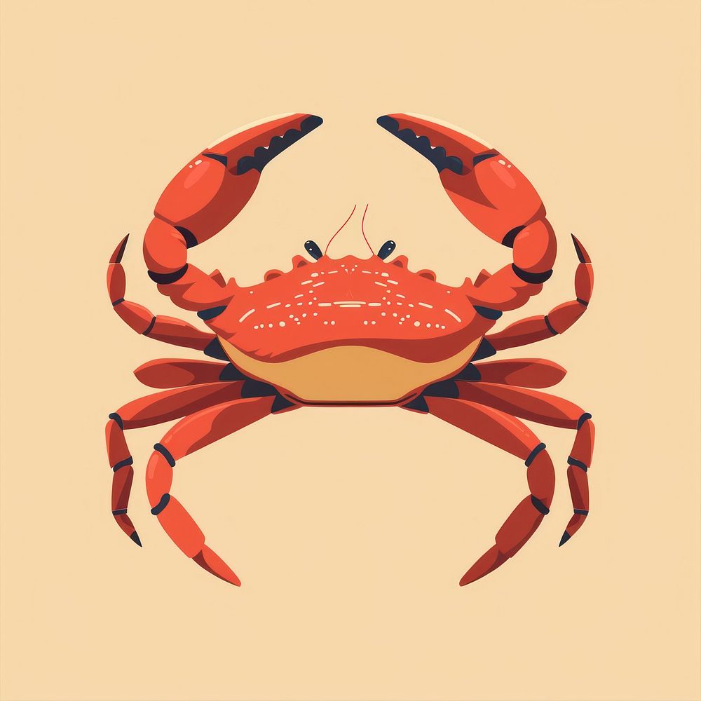 Crab invertebrate seafood bonfire.
