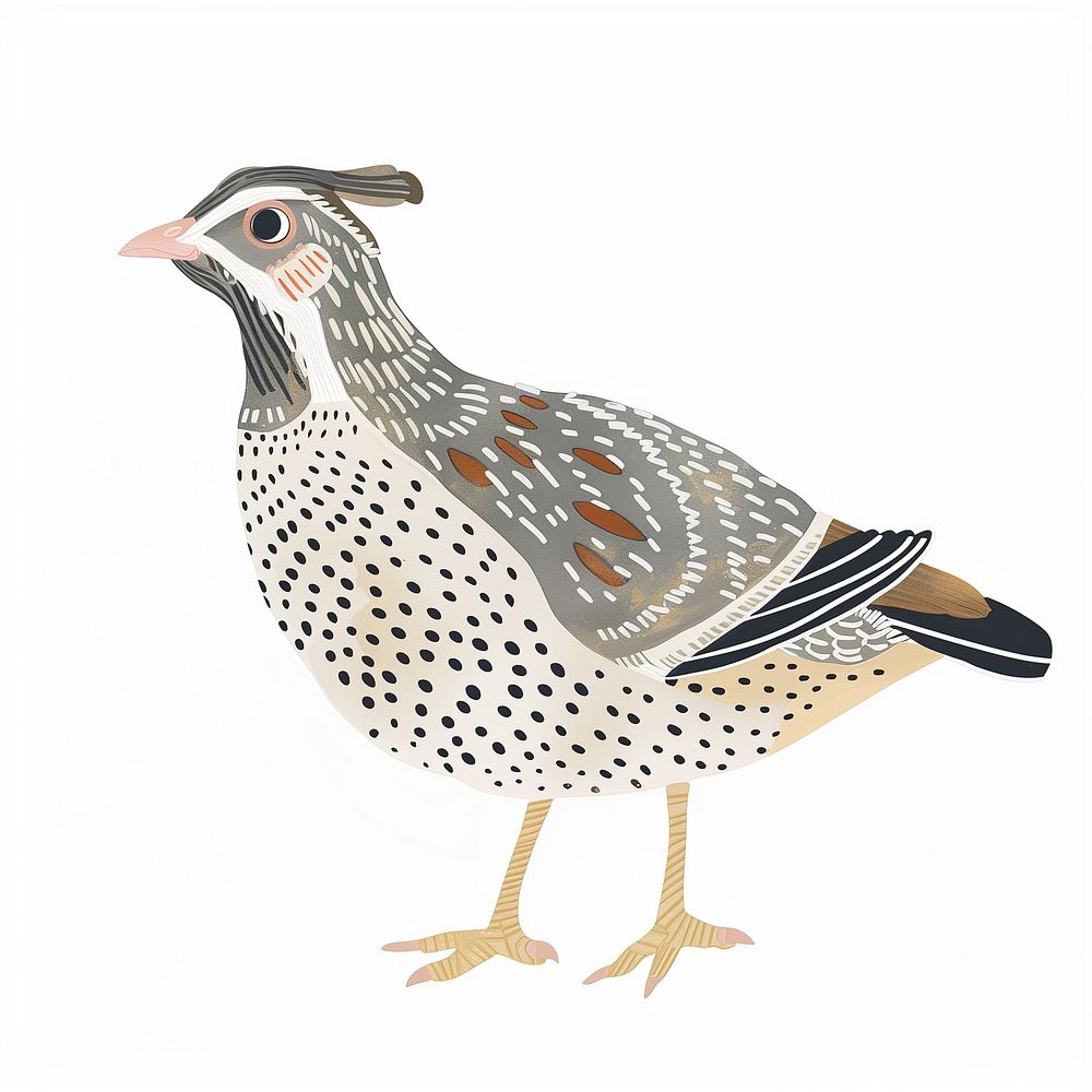 Quail bird illustration