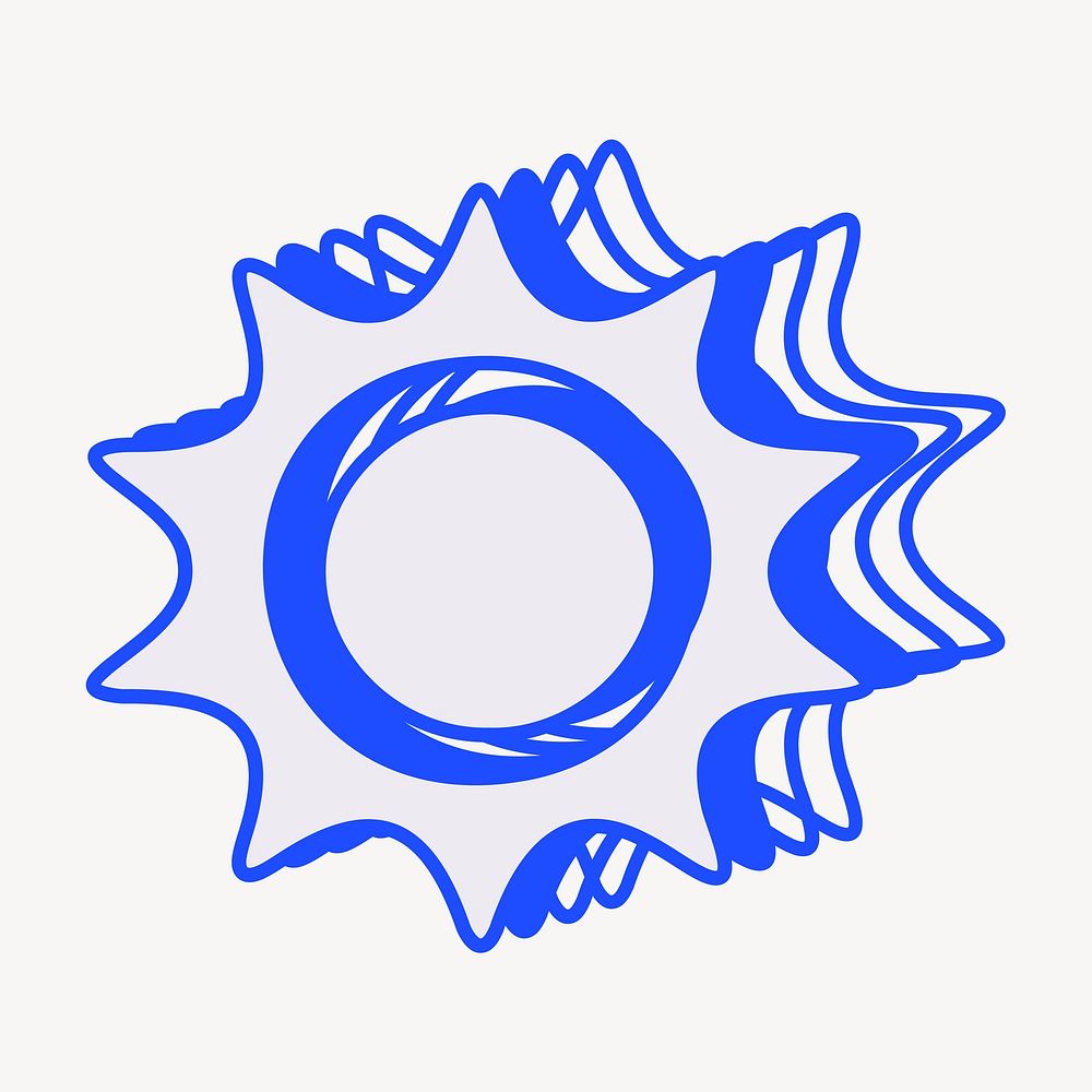 ssun blue layer icon illustration