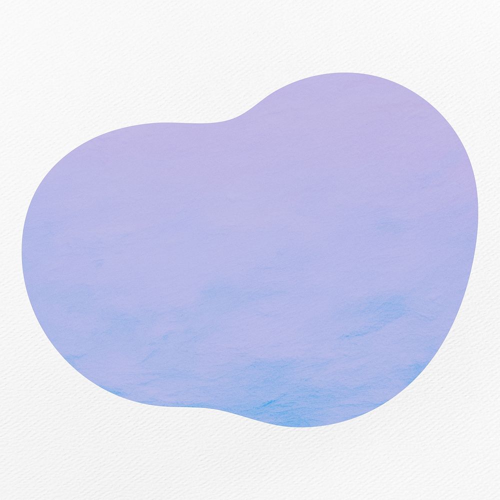 Cute purple shape minimal digital art illustration