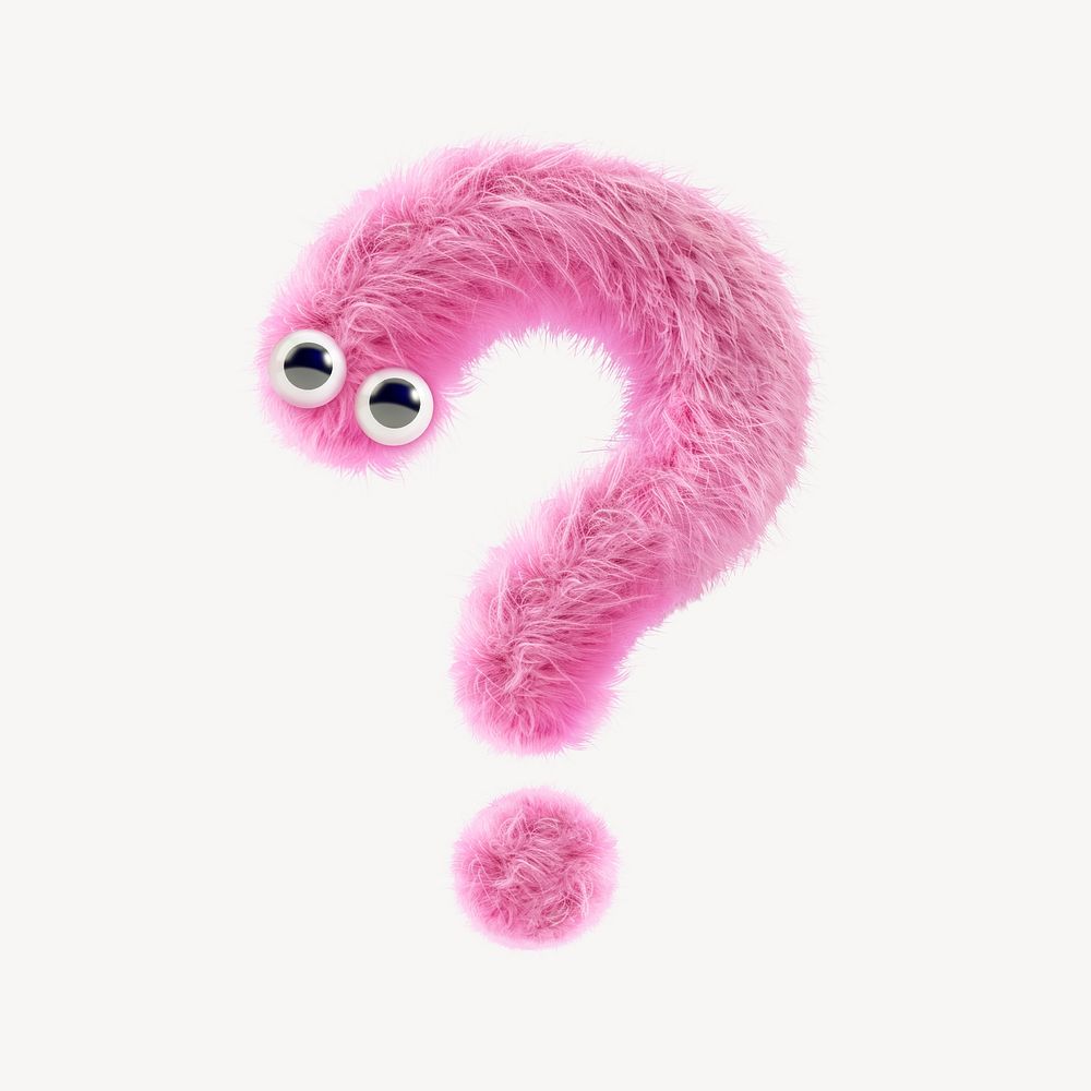 Question mark sign, character illustration