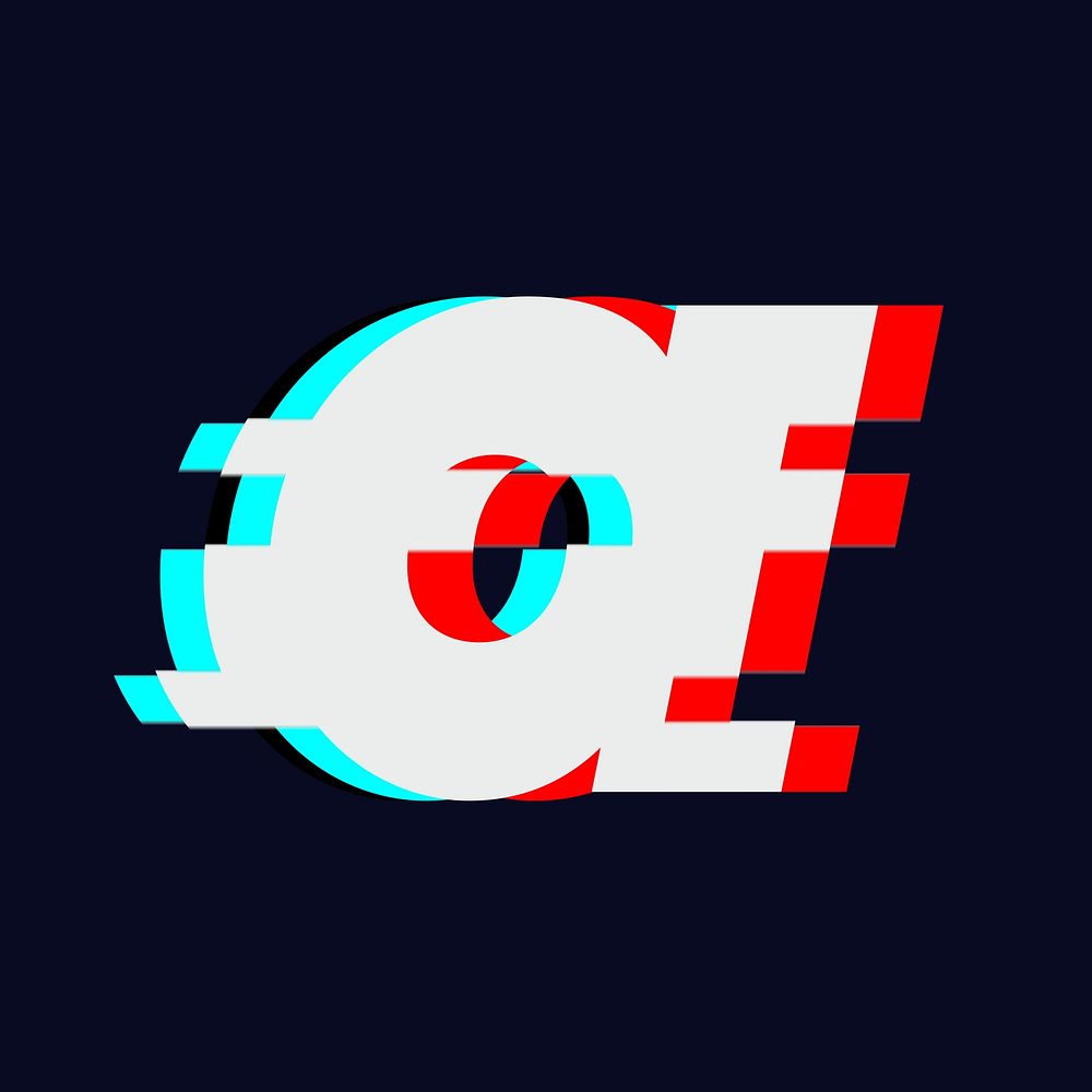 Letter, glitch alphabet illustration | Free Photo Illustration - rawpixel