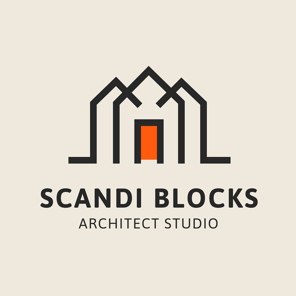 Customizable logo template, architecture design