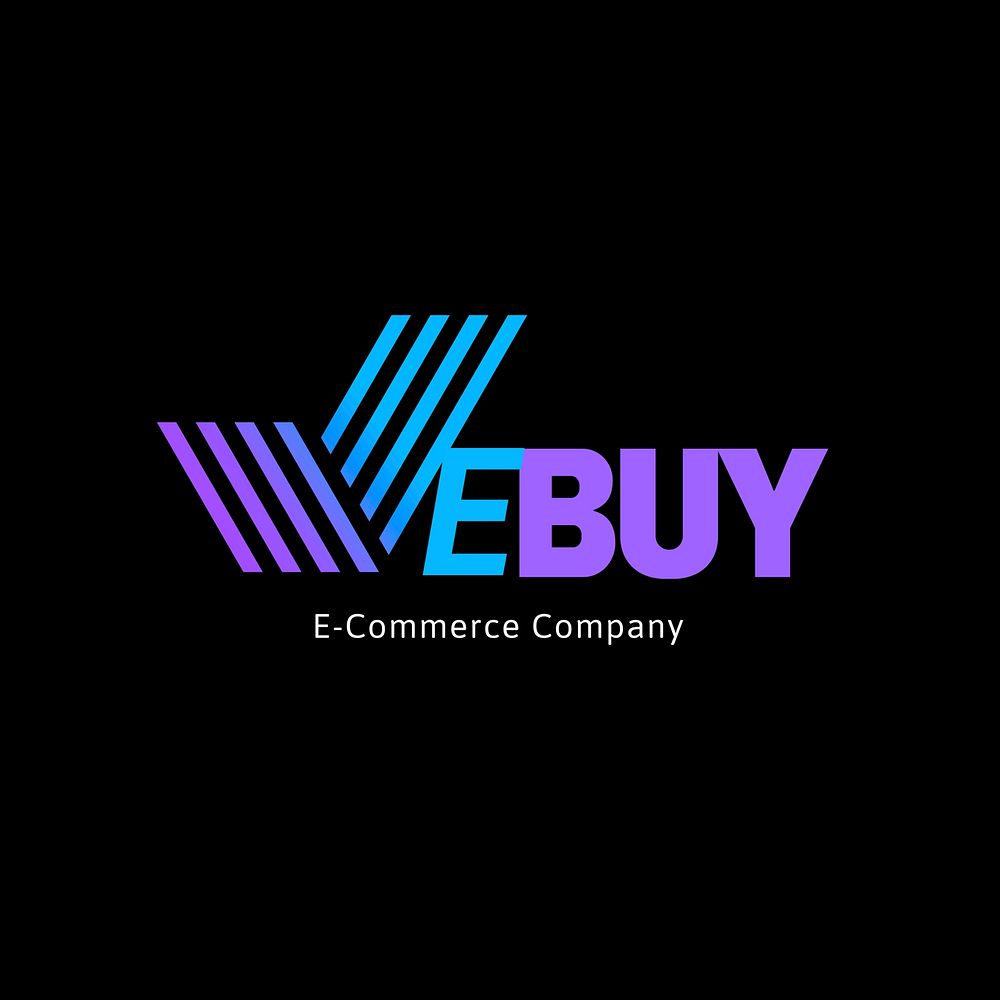 E-commerce business logo template,  branding design