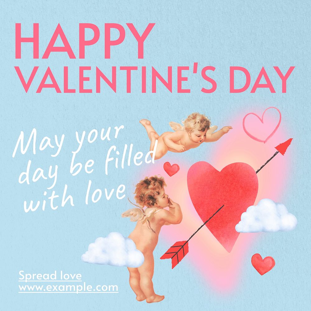 Happy Valentine's Day Instagram post template
