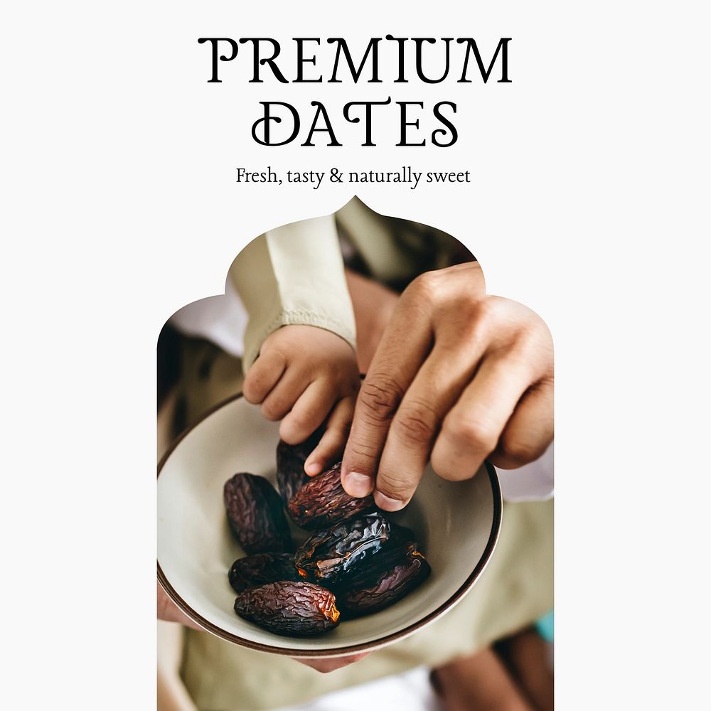 Premium dates Instagram post template