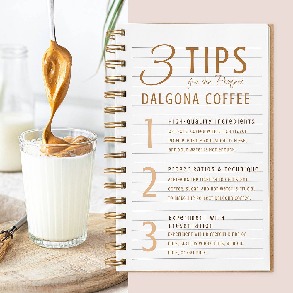 Coffee tips Instagram post template