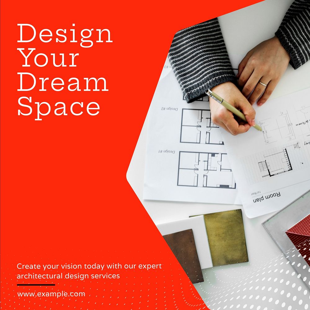 Architectural design services Instagram post template