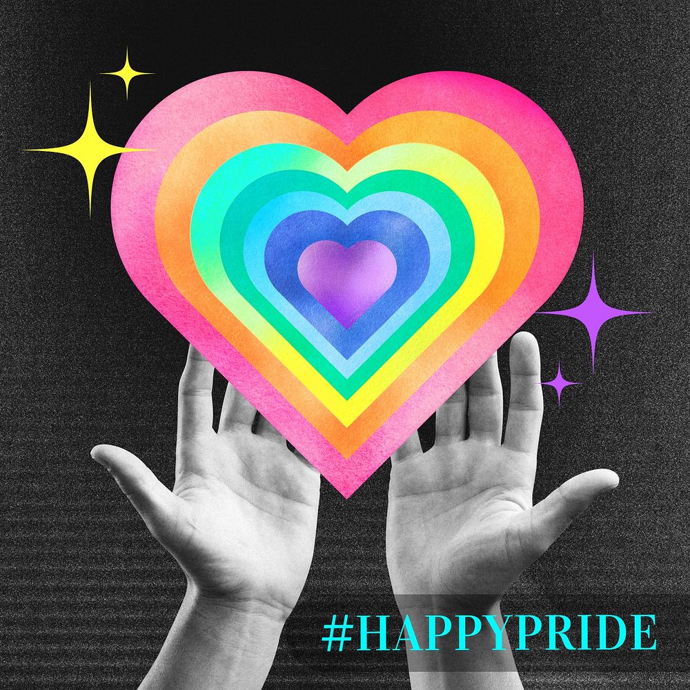 Happy Pride Instagram post template