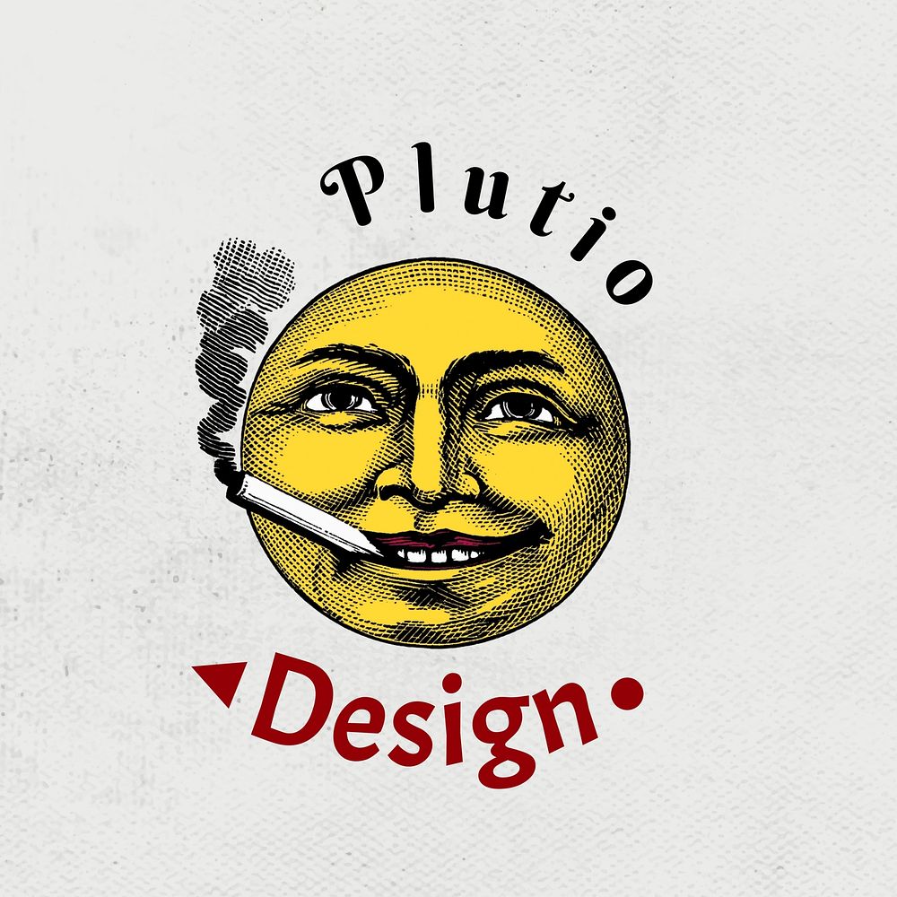 Design agency vintage logo template