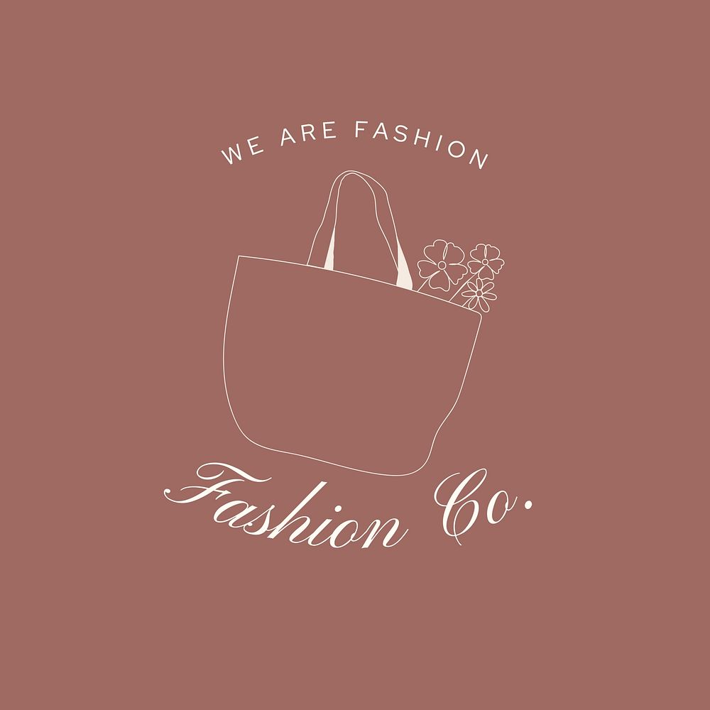 Fashion branding logo template
