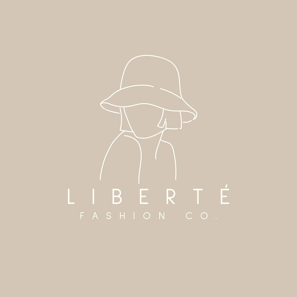 Fashion store logo template