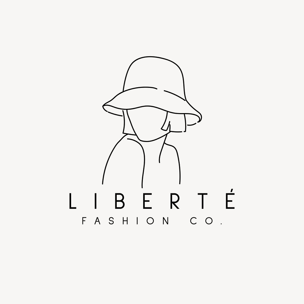 Fashion store logo template