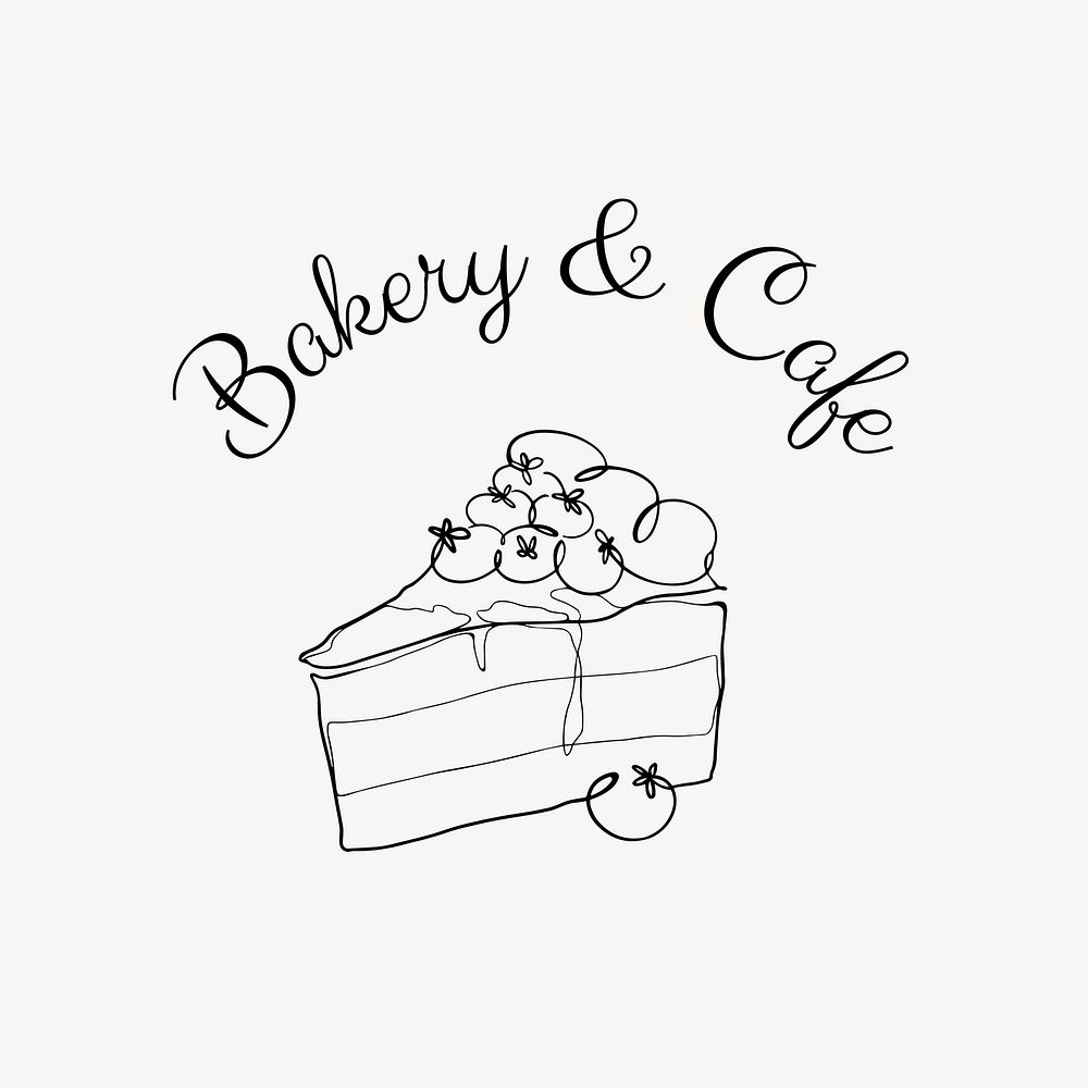 Bakery & cafe logo template