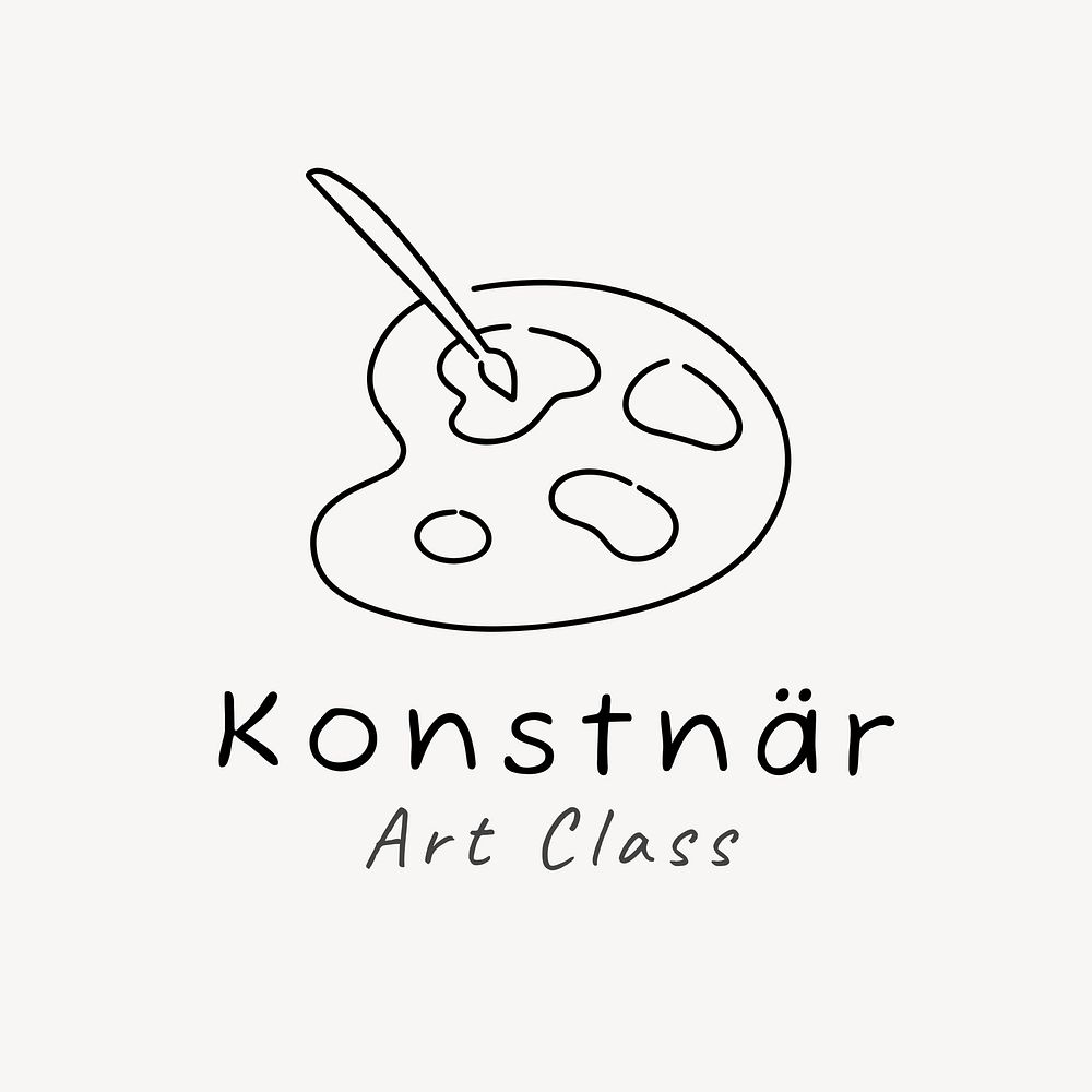 Art class logo template
