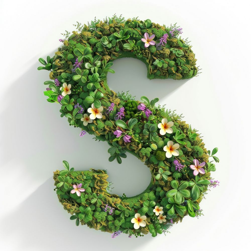 S letter symbol number plant.