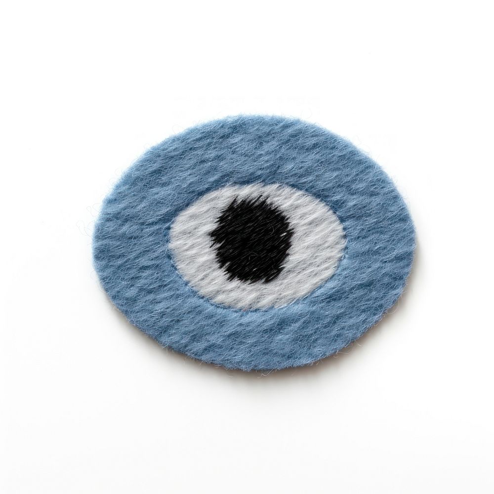 Felt stickers of a single eye accessories embroidery accessory.