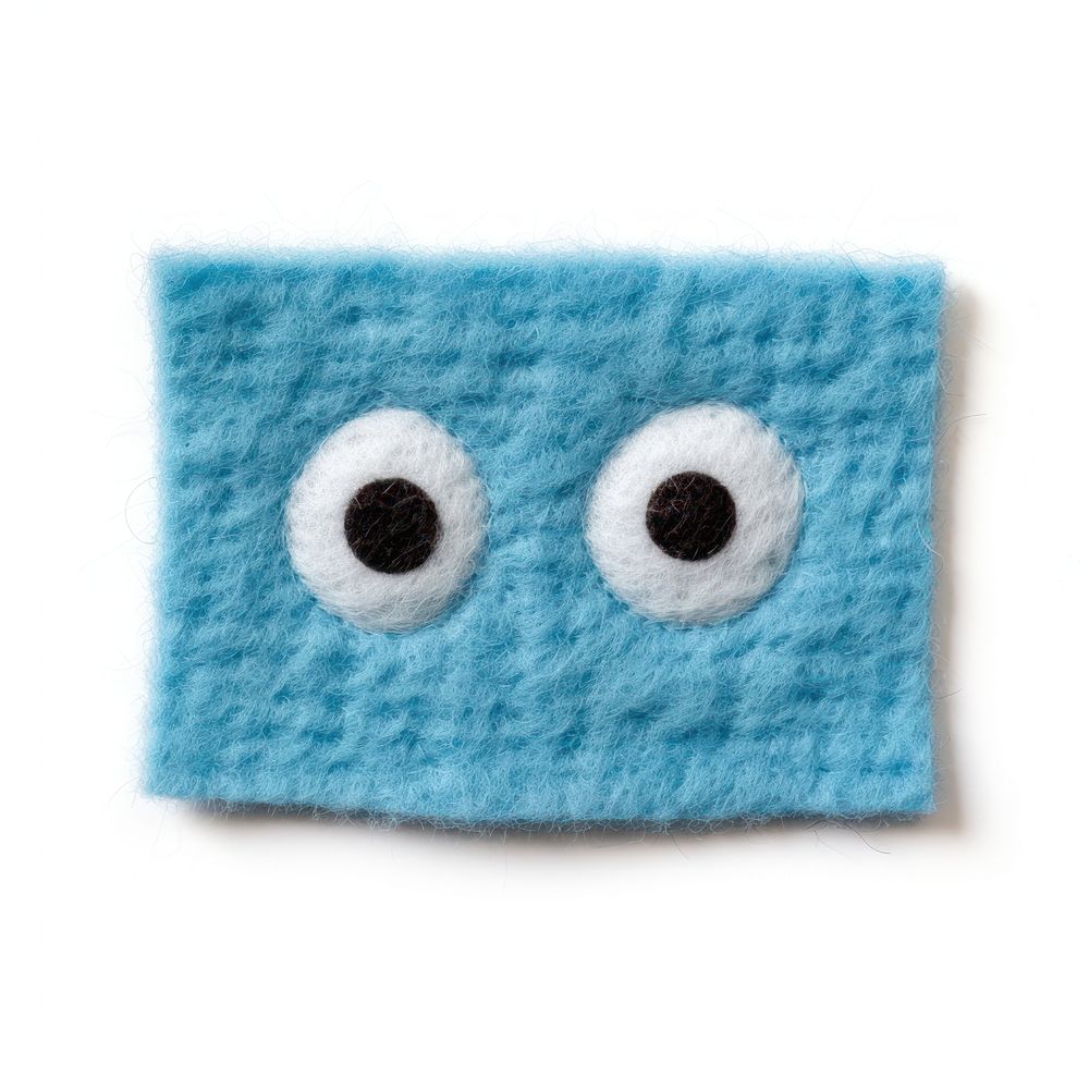 Felt stickers of a single eyes accessories accessory applique.