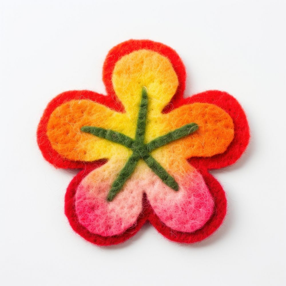 Felt stickers of a single hawaii accessories accessory clothing.