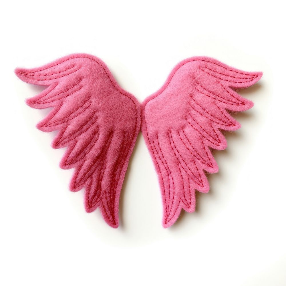 Felt stickers of a single wings accessories accessory clothing.
