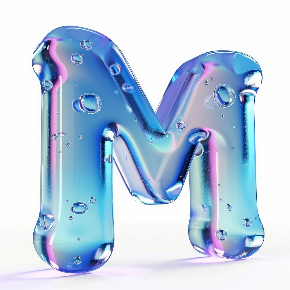 Letter M number symbol text.