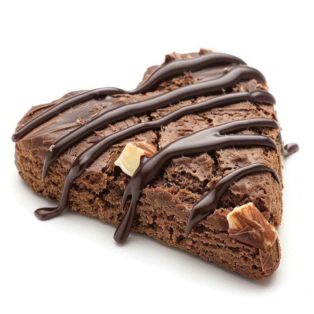 Chocolate scone confectionery dessert brownie.