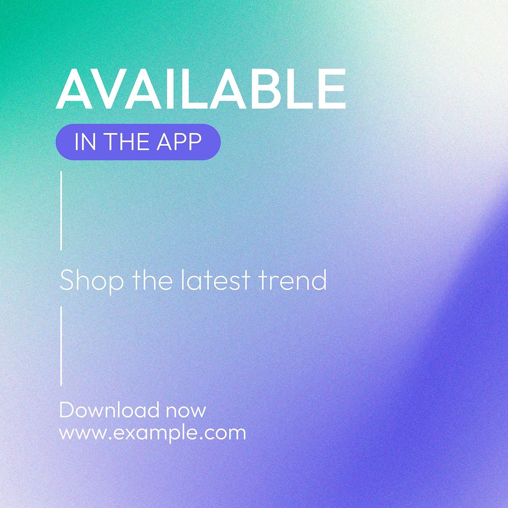app template instagram post