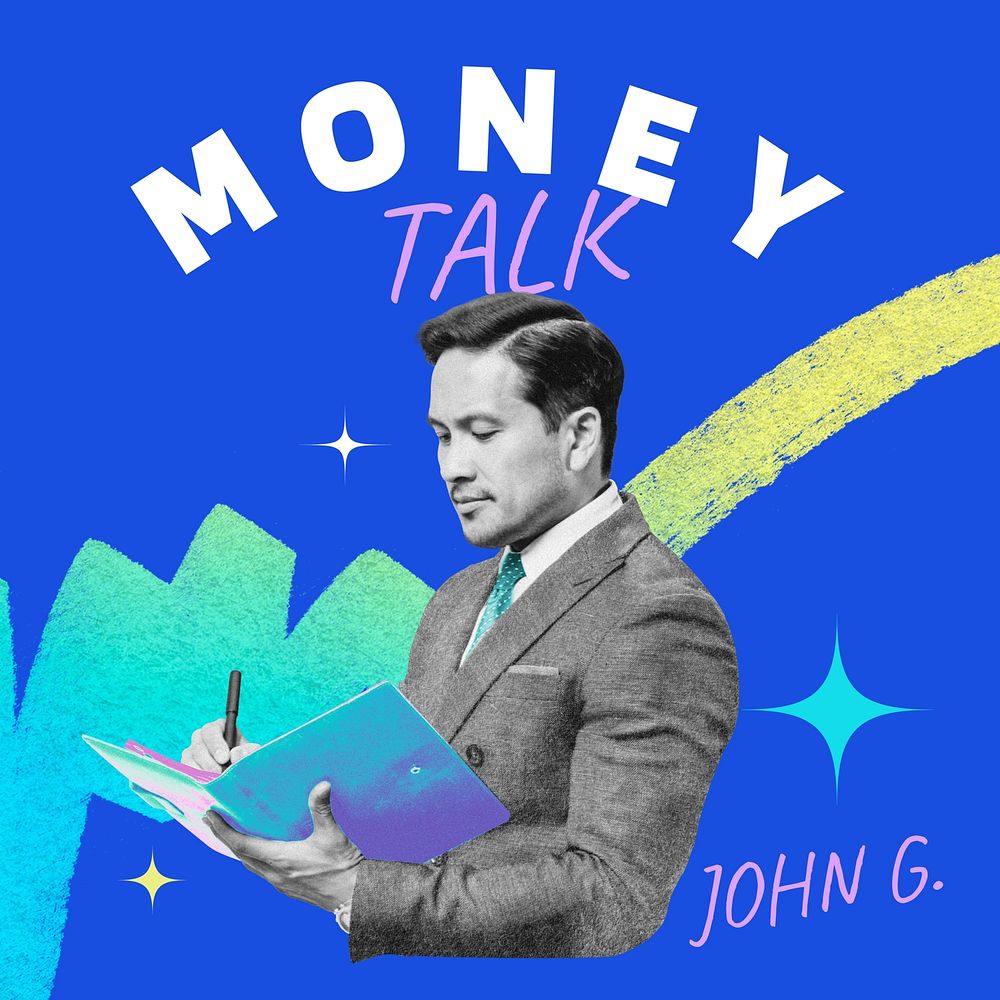 Money talk cover template