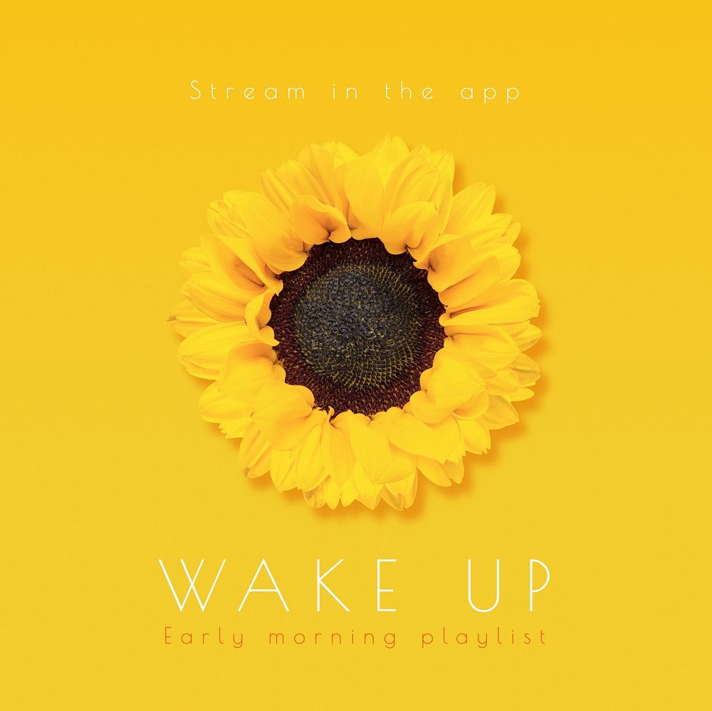Wake up cover template