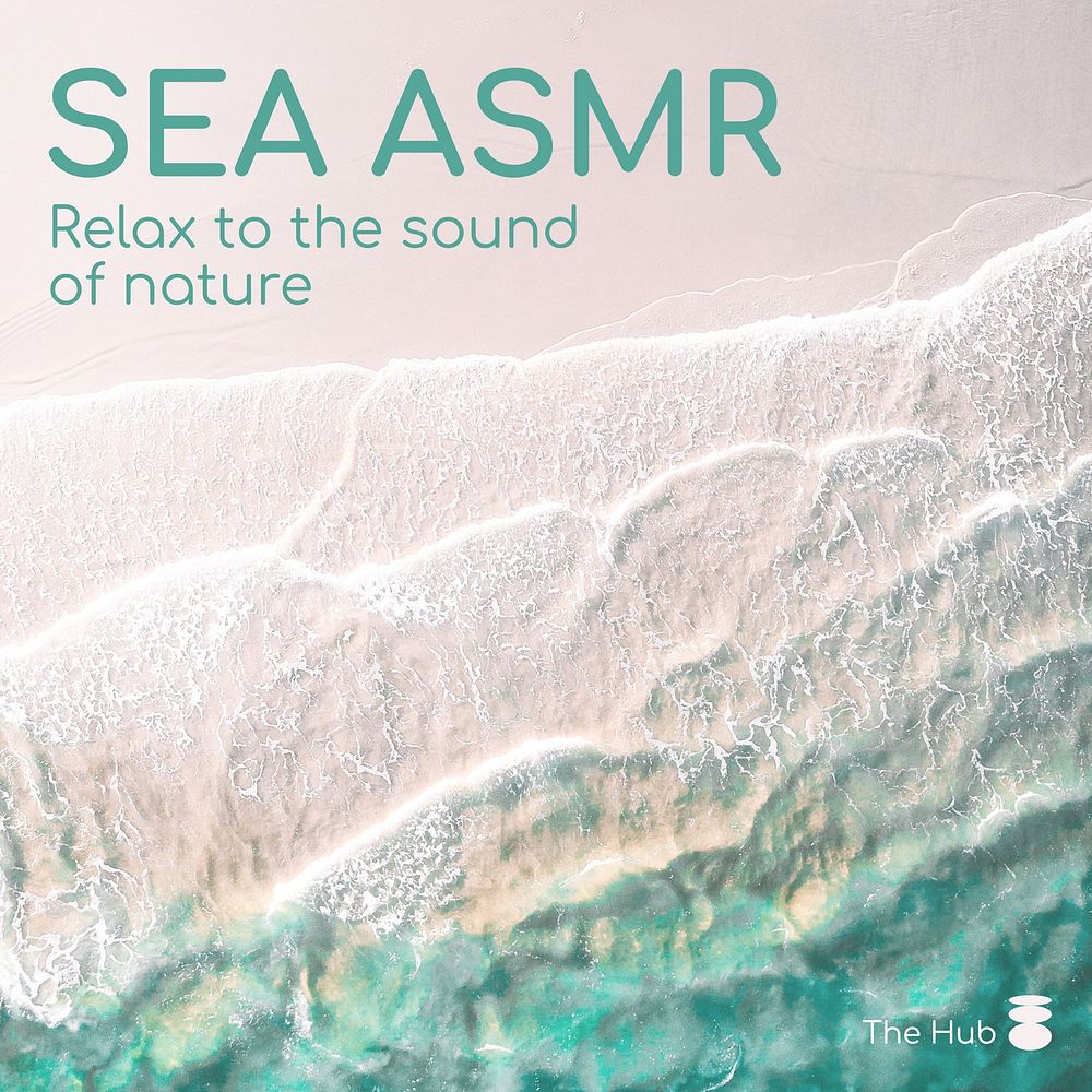 Sea ASMR cover template