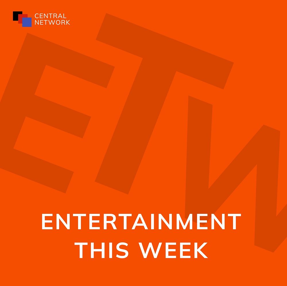 Entertainment podcast instagram post template