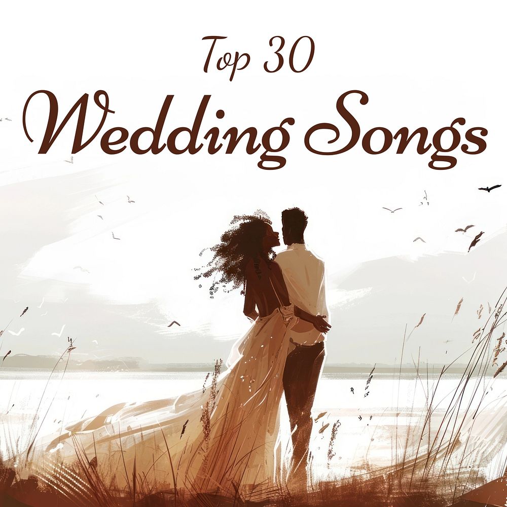Top wedding songs cover template