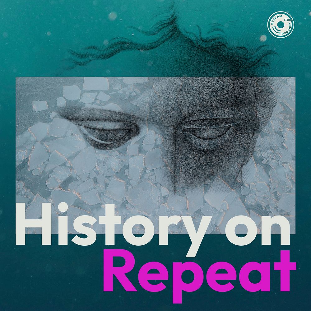 History podcast instagram post template