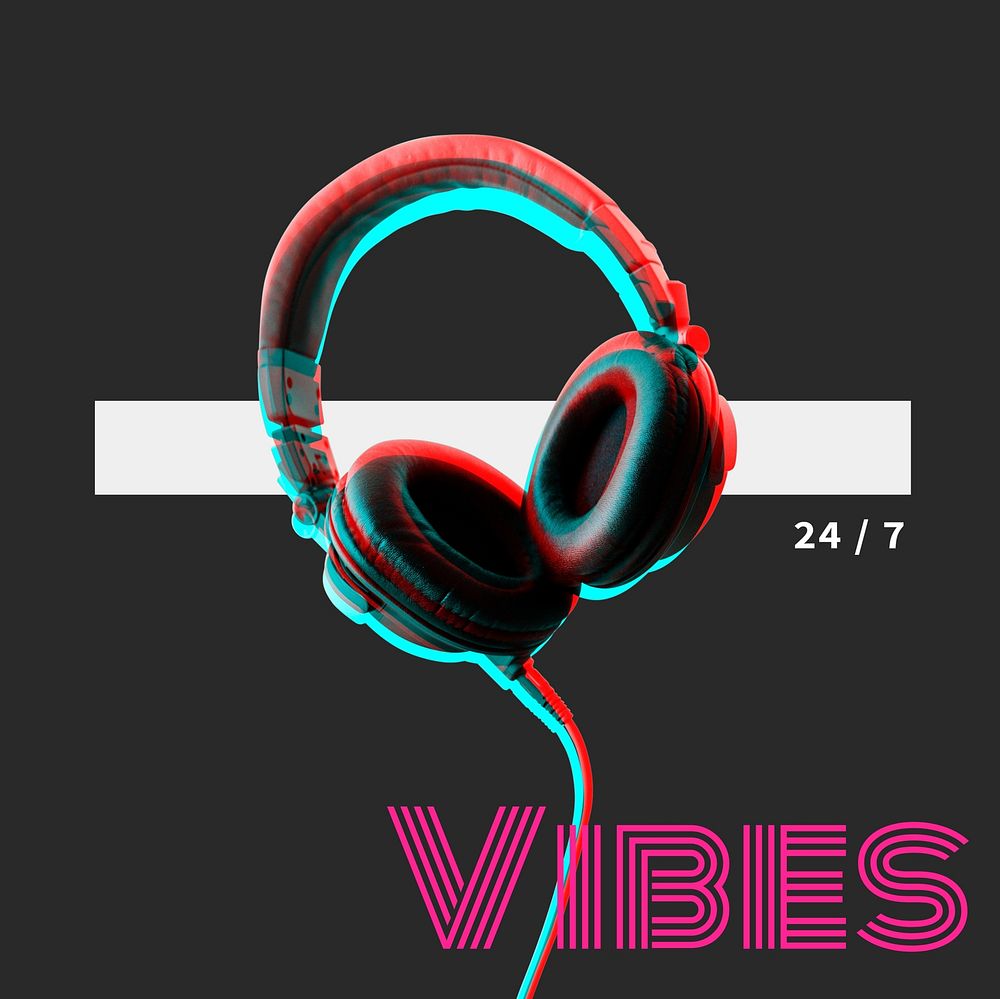 Vibes 24/7 cover template
