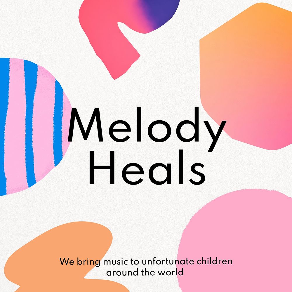 Melody heals cover template