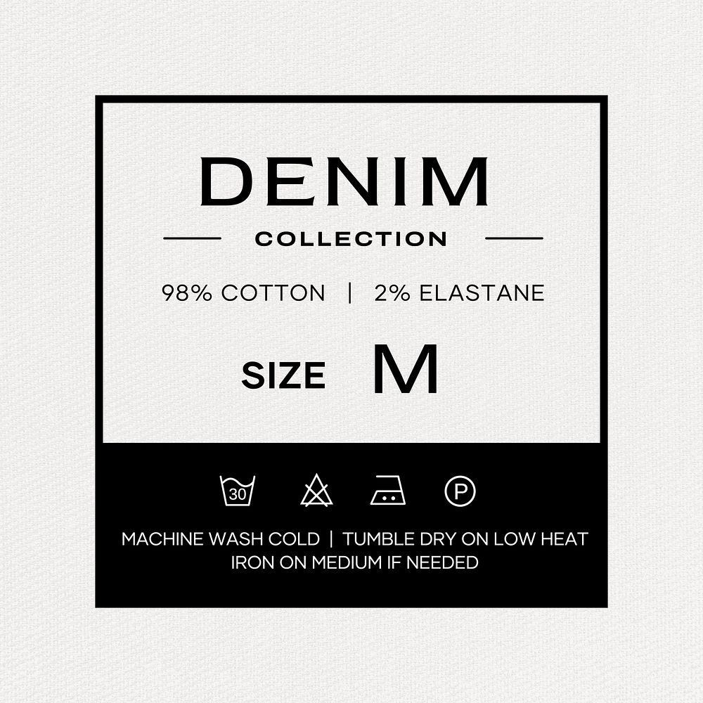 Clothes  label template
