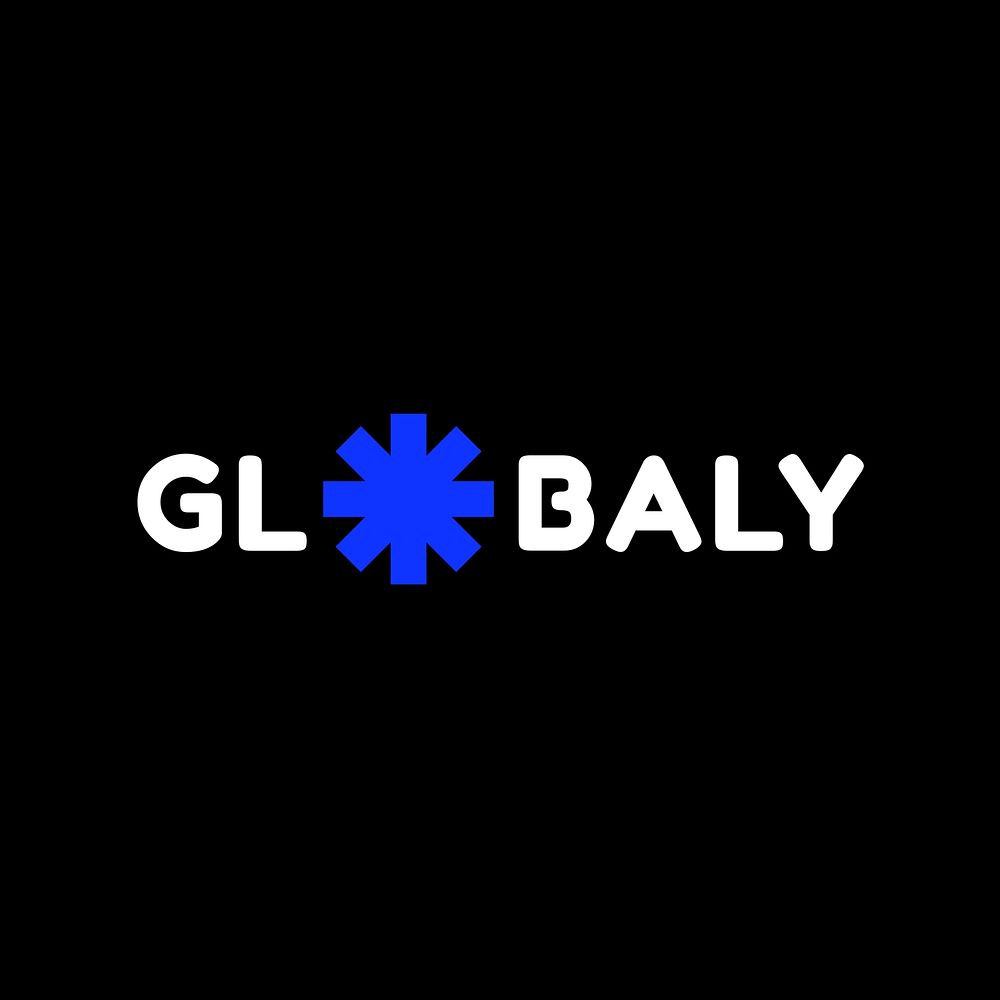 Globally logo,  business branding template design