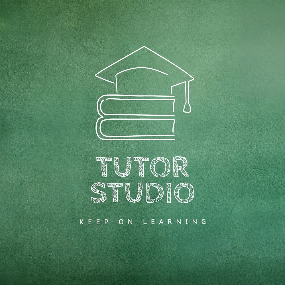 Tutor school  logo, editable business branding template design