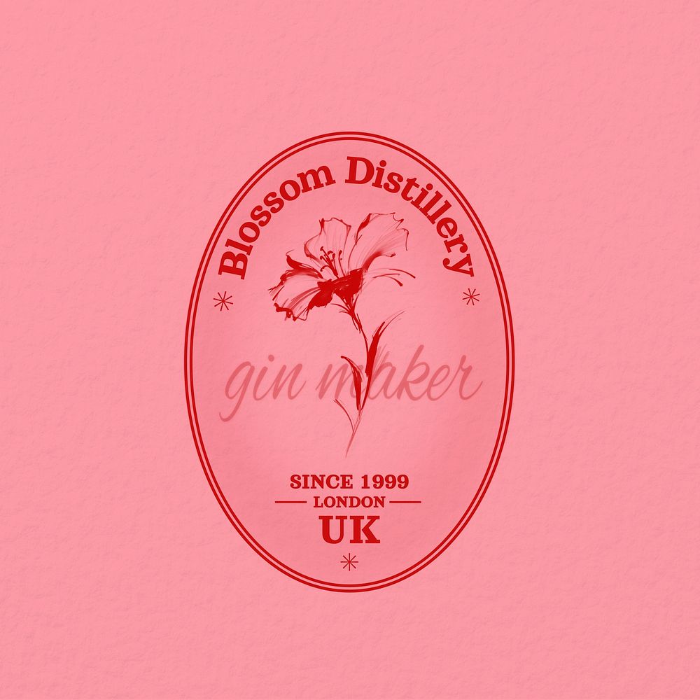 Distillery business  vintage logo template
