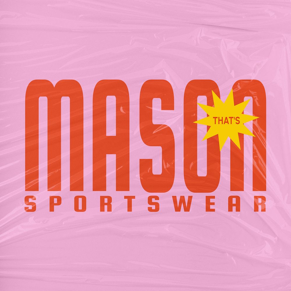 Sportswear logo template