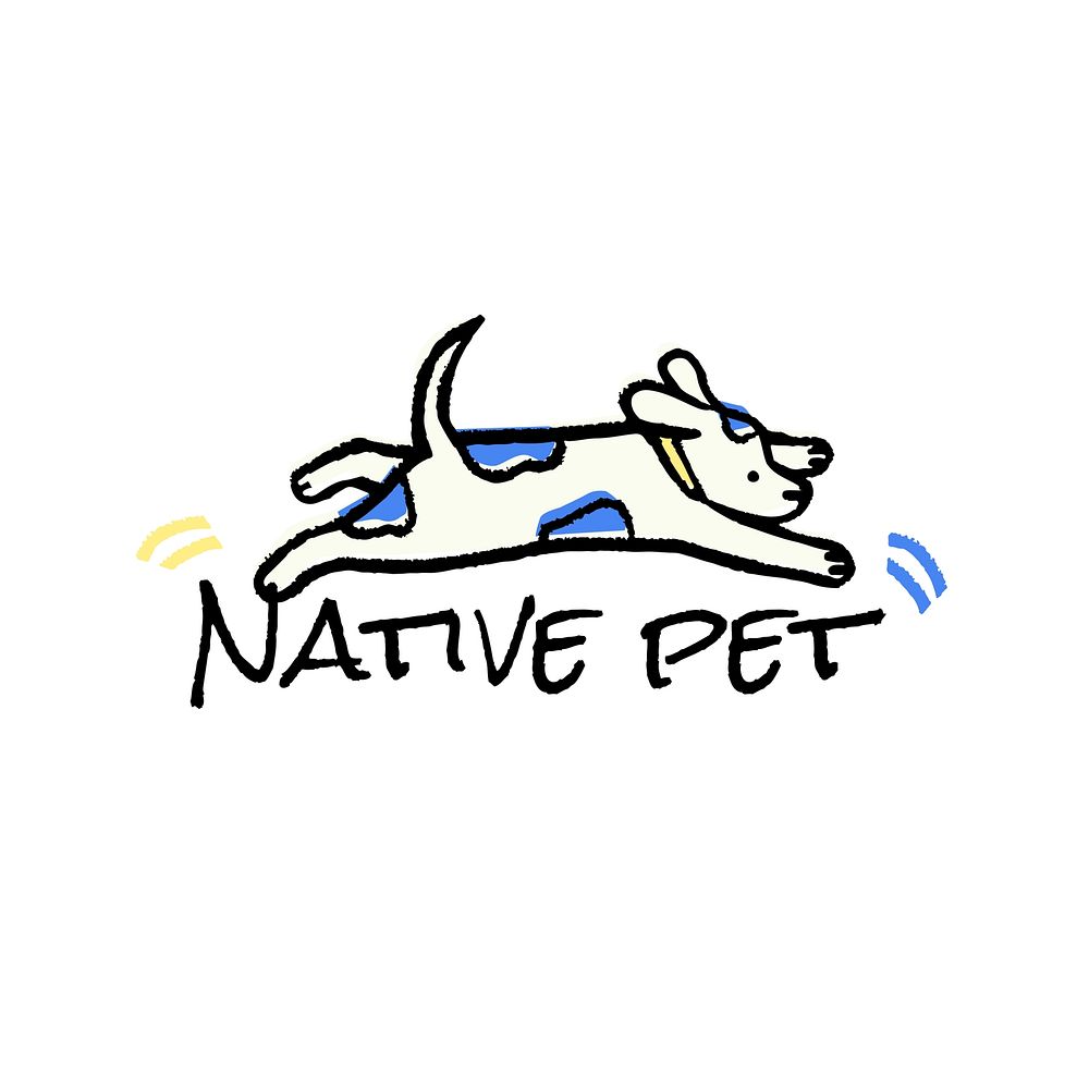 Pet store  logo,  business branding template design