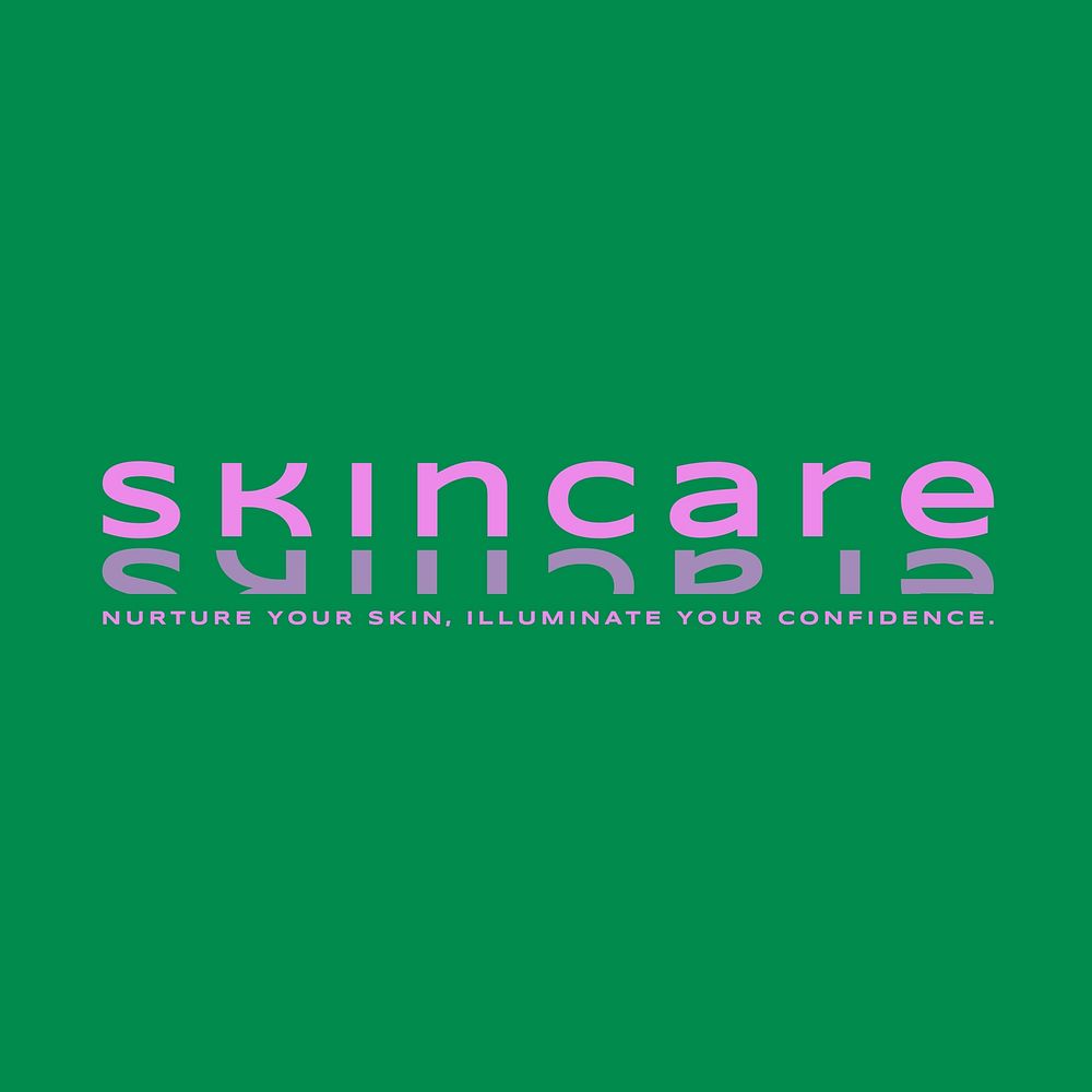 Skincare logo   business branding template design
