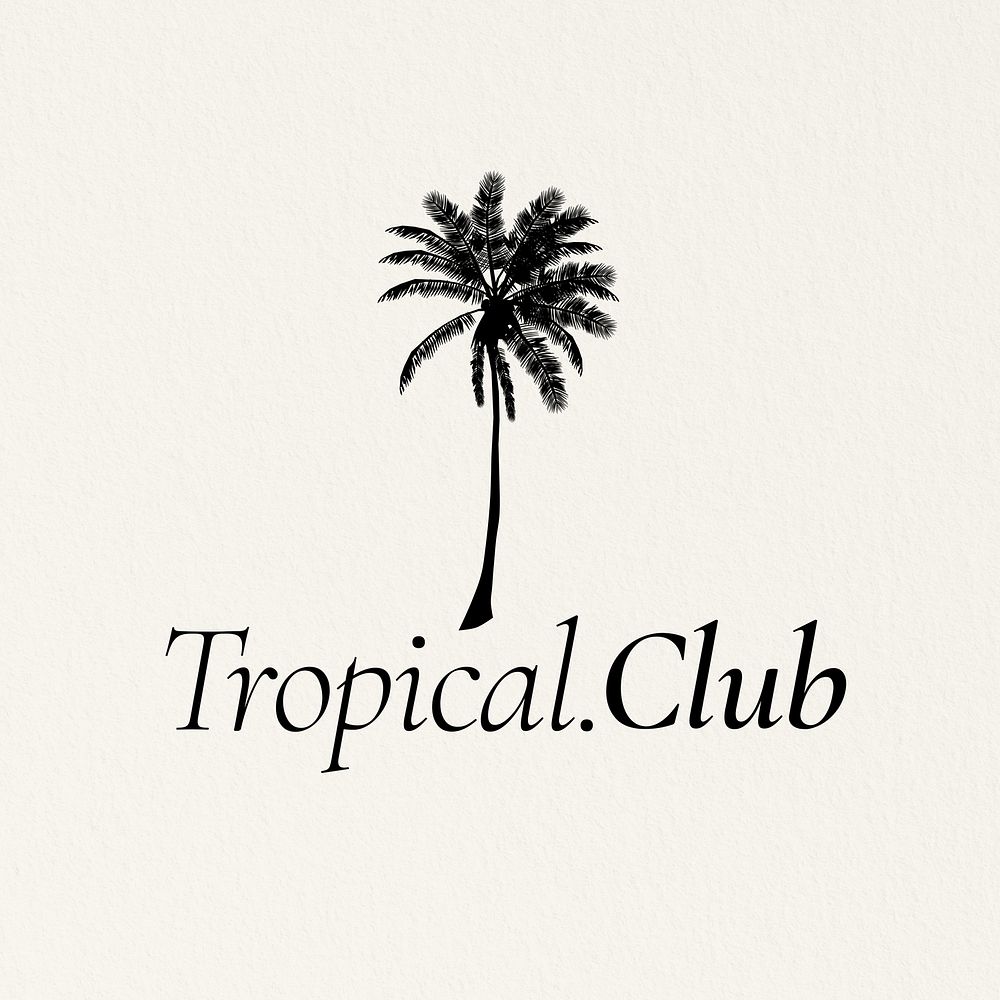 Summer logo, editable vintage template design