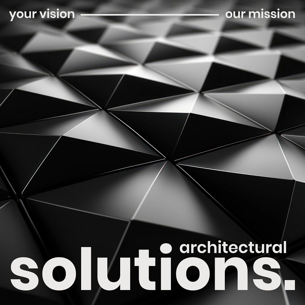 Architectural solutions Instagram post template